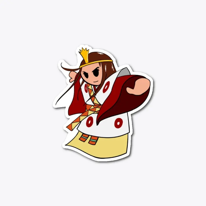 Queen Himiko Die Cut Sticker