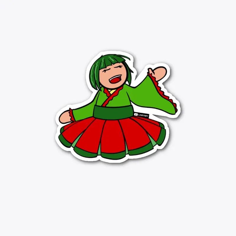 Melon Princess Sticker